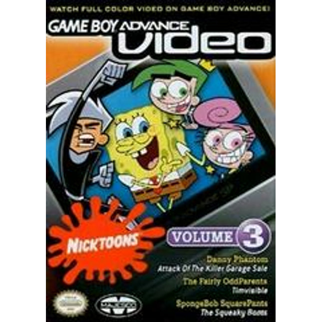 GBA Video Nicktoons Collection Volume 3 - GameBoy Advance