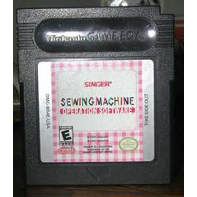 Singer Sewing Machine Operation Software - GameBoy