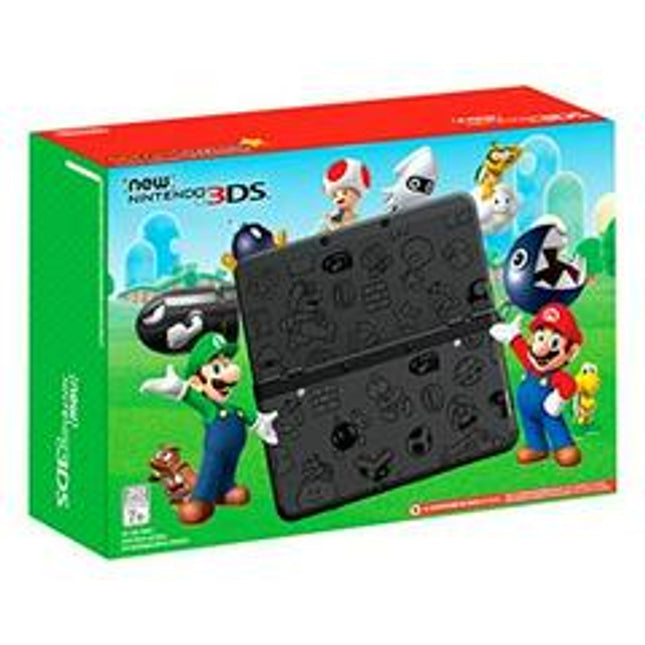New Nintendo 3DS Super Mario Black Edition - Nintendo 3DS