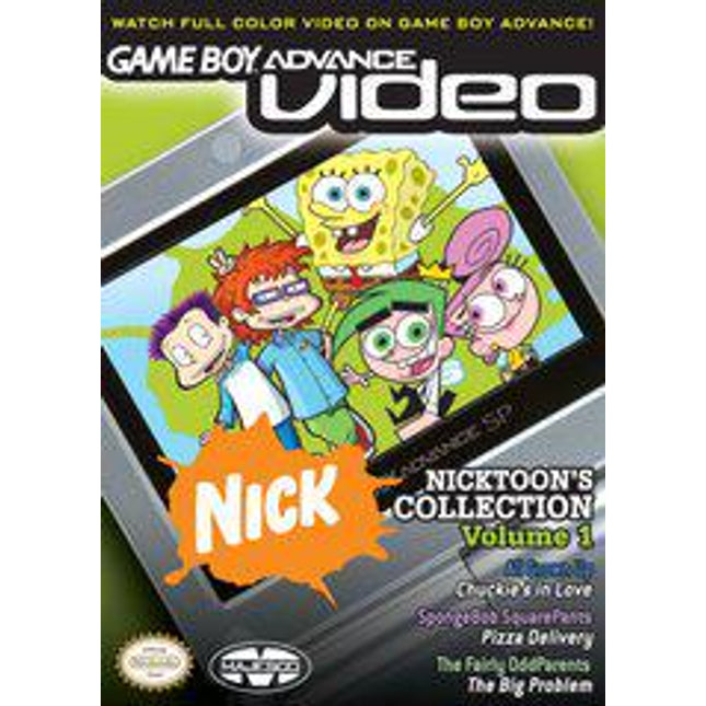 GBA Video Nicktoons Collection Volume 1 - GameBoy Advance