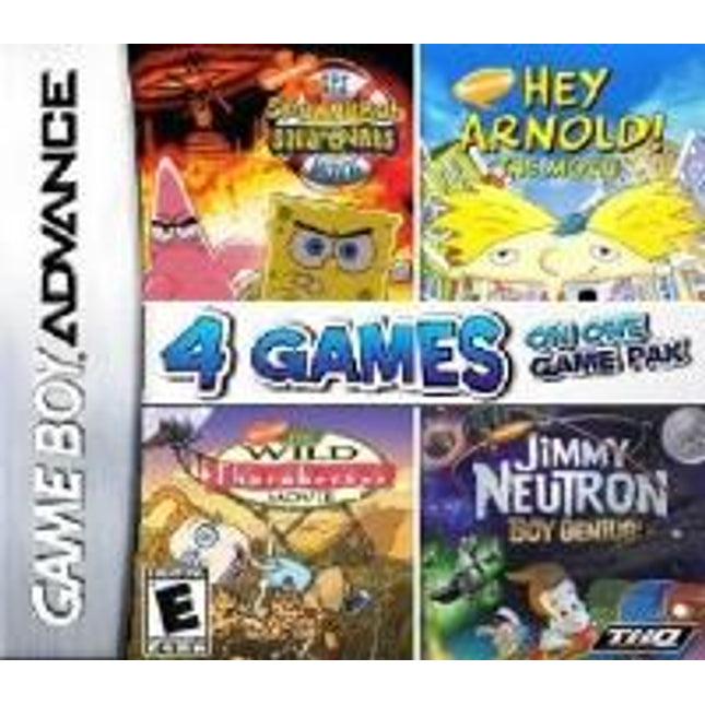 Nickelodeon 4 Games on One Game Pack [Movies] - GameBoy Advance