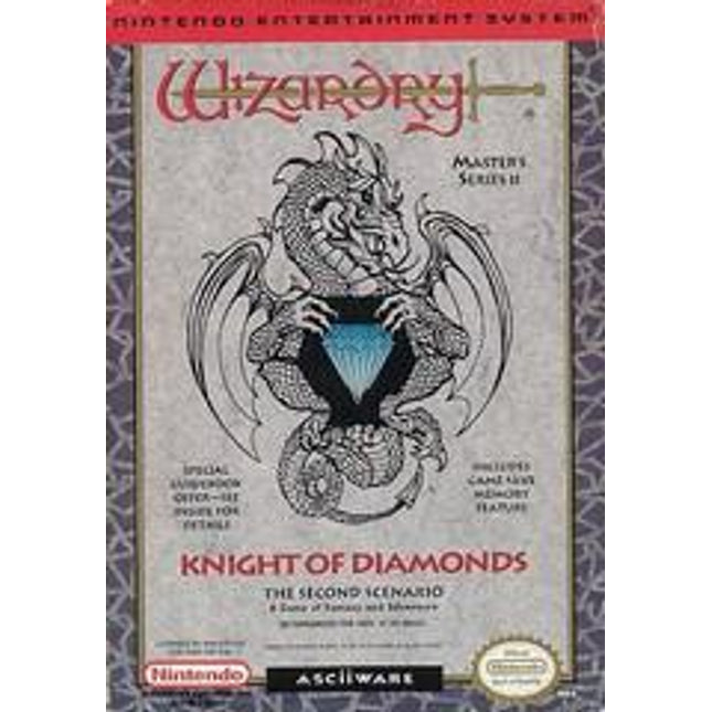 Wizardry: Knight of Diamonds Second Scenario - NES