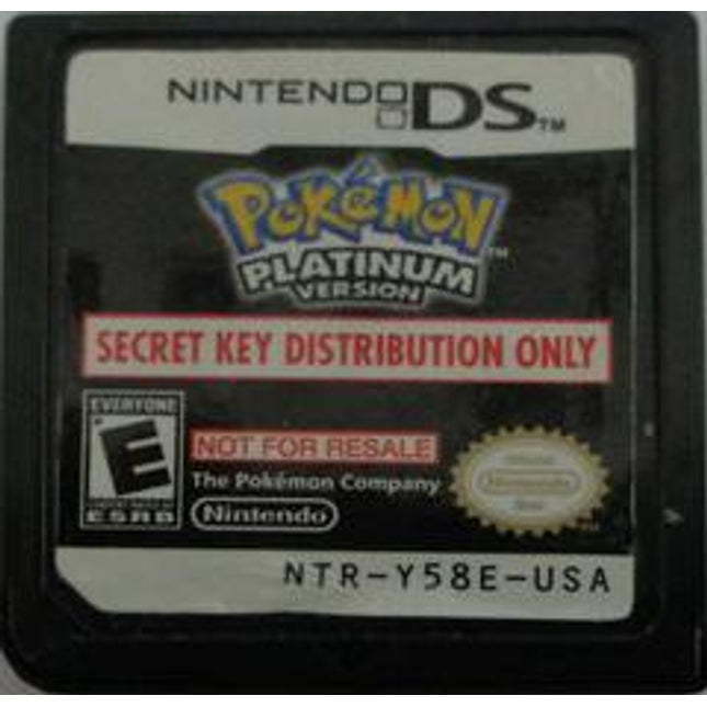 Pokemon [Not for Resale Secret Key] - Nintendo DS