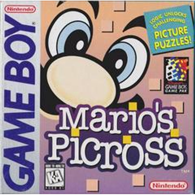 Mario's Picross - GameBoy