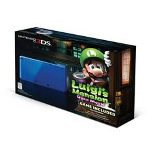 Nintendo 3DS Cobalt Blue Luigi's Mansion Limited Edition - Nintendo 3DS