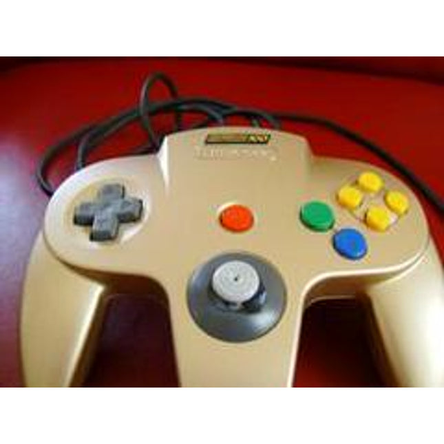 Gold Nintendo Power 100 Controller - Nintendo 64