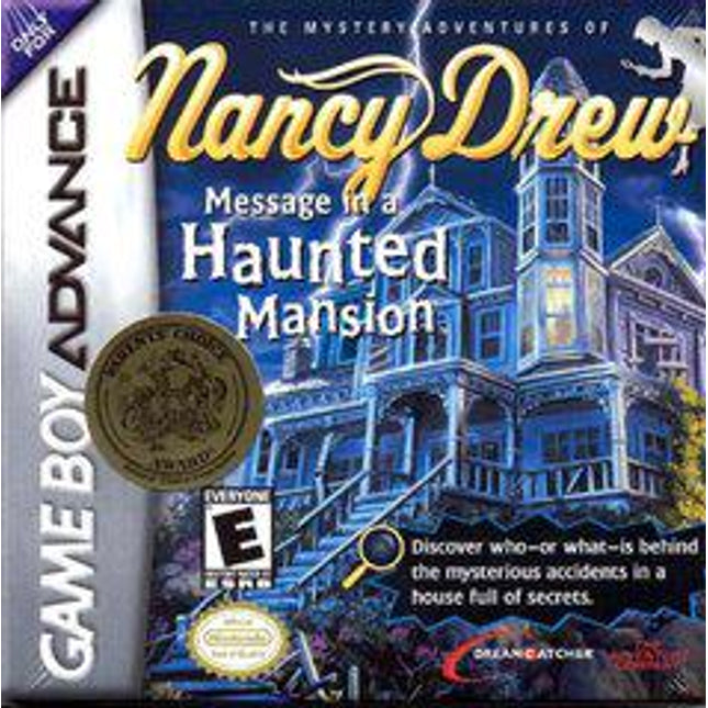 Nancy Drew Message in a Haunted Mansion - GameBoy Advance