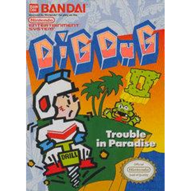 Dig Dug II: Trouble in Paradise - NES