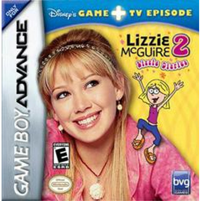 Disney's Lizzie McGuire 2 Lizzie Diaries Game + TV Episode - GameBoy Advance