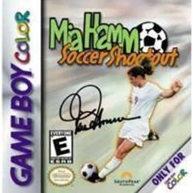 Mia Hamm Soccer Shootout - GameBoy Color