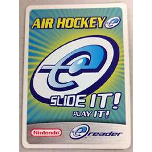 Air Hockey E-Reader Promo Card - GameBoy Advance