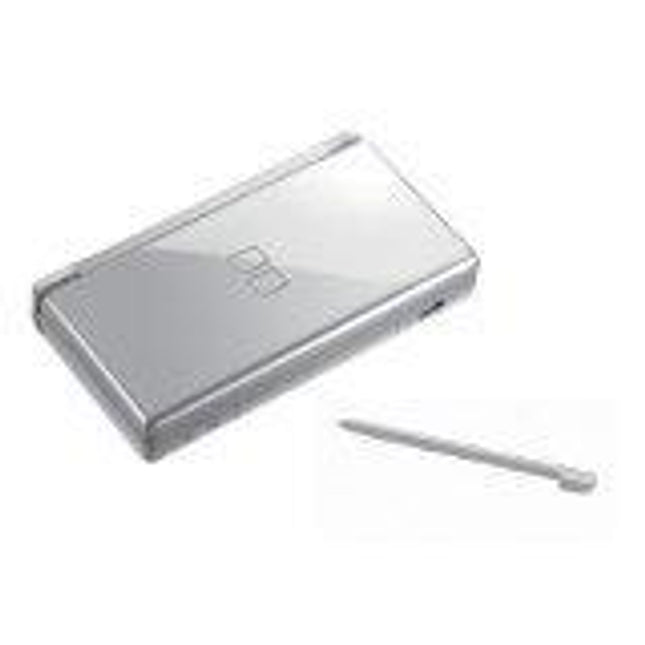 Metallic Silver Nintendo DS Lite - Nintendo DS