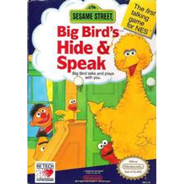 Sesame Street Big Bird's Hide and Speak - NES