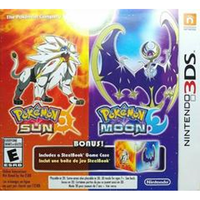 Pokemon Sun & Pokemon Moon [Steelbook Edition] - Nintendo 3DS