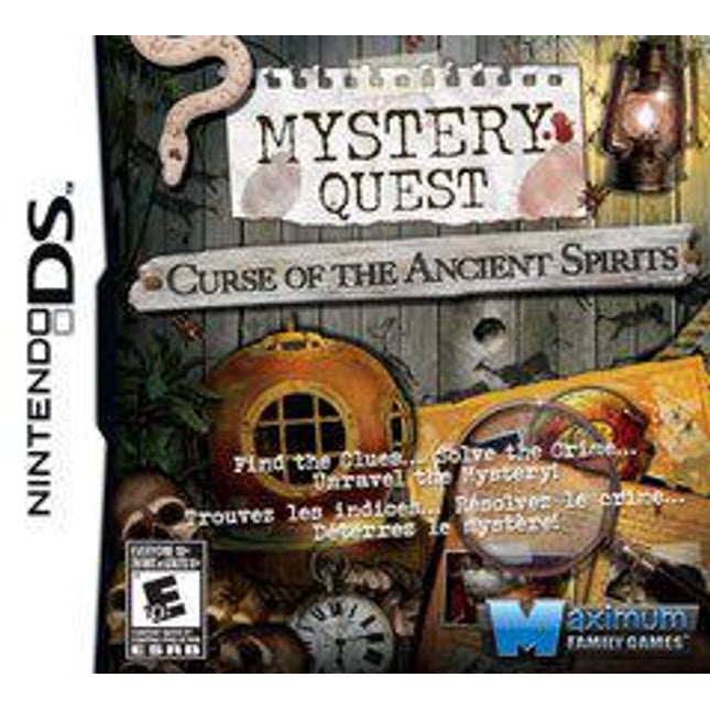Mystery Quest: Curse of the Ancient Spirits - Nintendo DS