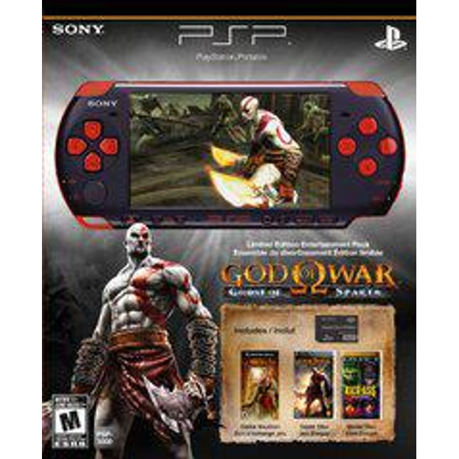 PSP 3000 Limited Edition God of War Version [Black & Red] - PSP