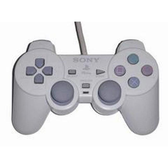 White Dual Shock Controller - Playstation