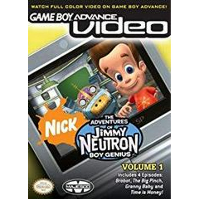 GBA Video Jimmy Neutron Volume 1 - GameBoy Advance