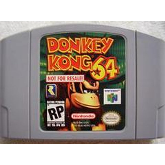 Donkey Kong 64 [Not for Resale Gray] - Nintendo 64