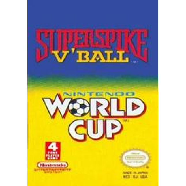 Super Spike Volleyball and World Cup Soccer - NES