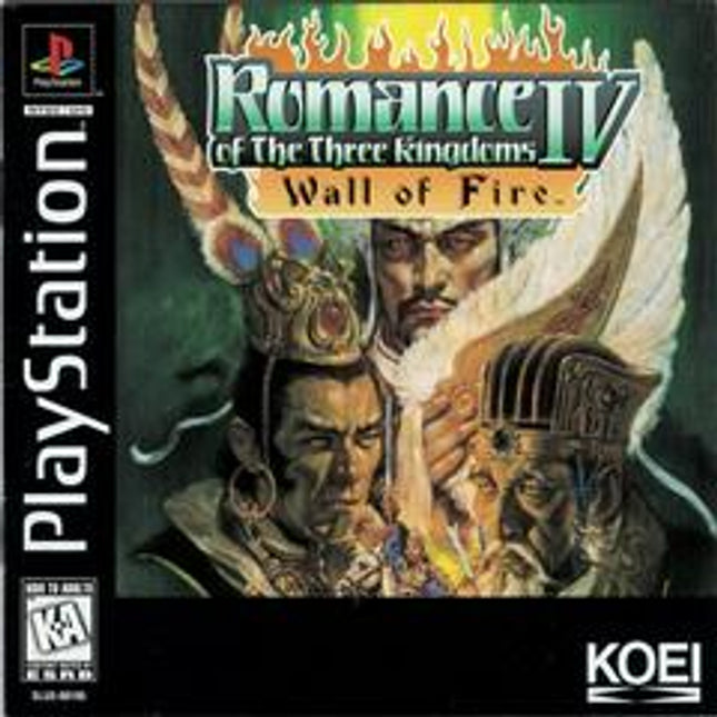 Romance of the Three Kingdoms IV Wall of Fire - Playstation
