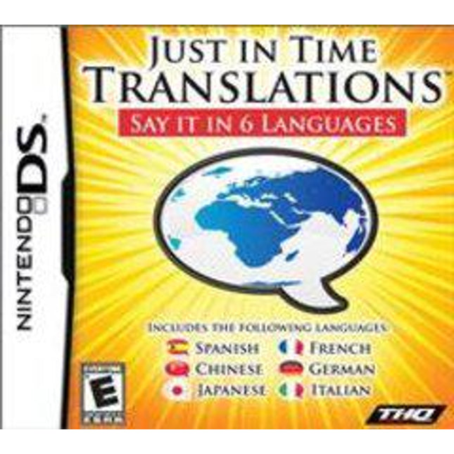 Just In Time Translations - Nintendo DS