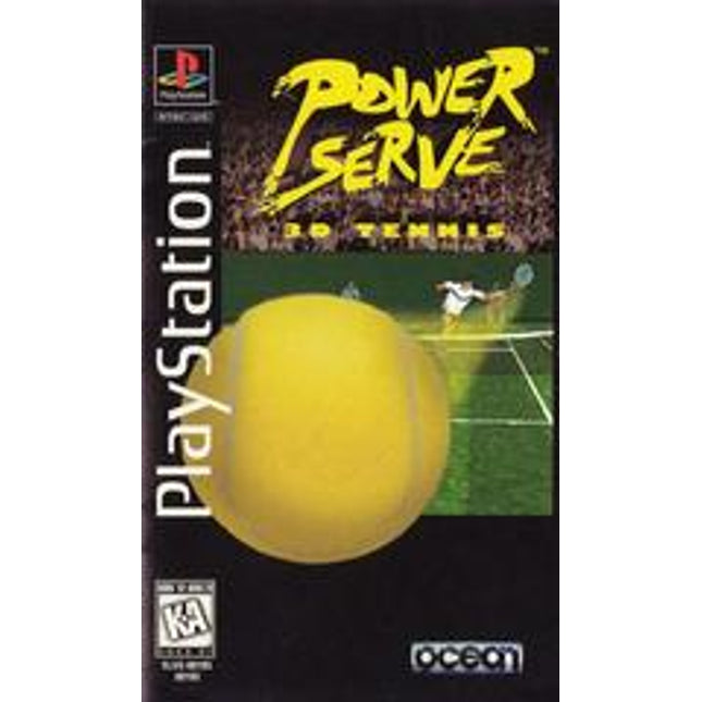 Power Serve Tennis [Long Box] - Playstation
