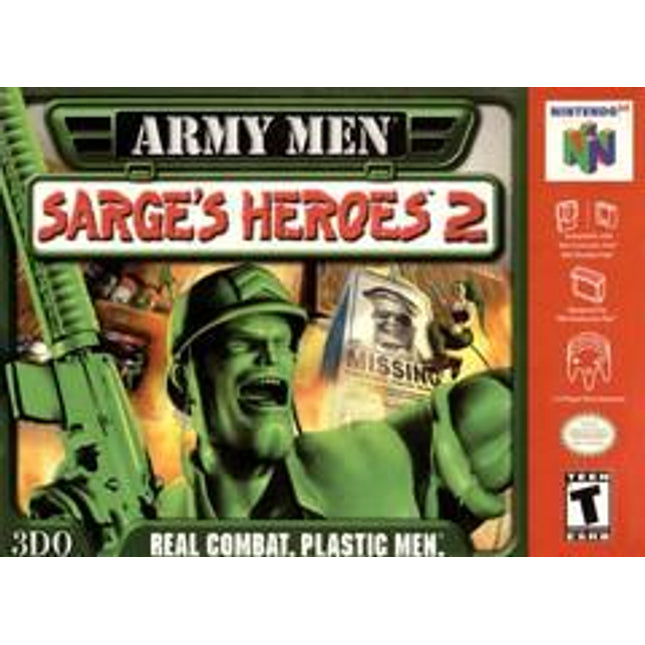 Army Men Sarge's Heroes 2 - Nintendo 64