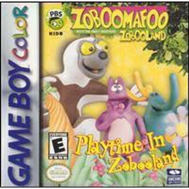 Zoboomafoo Playtime in Zobooland - GameBoy Color