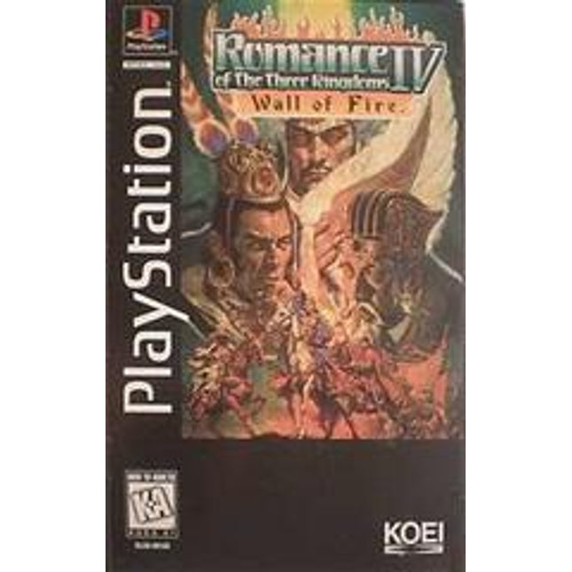 Romance of the Three Kingdoms IV Wall of Fire [Long Box] - Playstation
