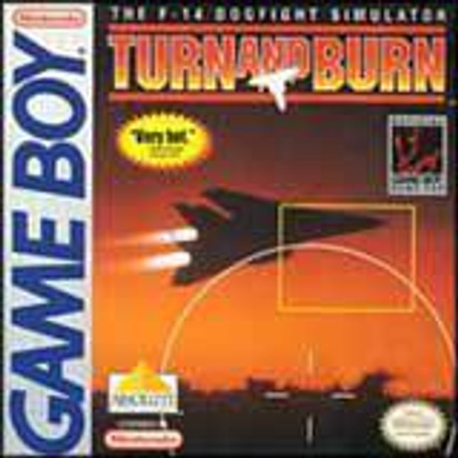 Turn And Burn The F-14 Dogfight Simulator - GameBoy