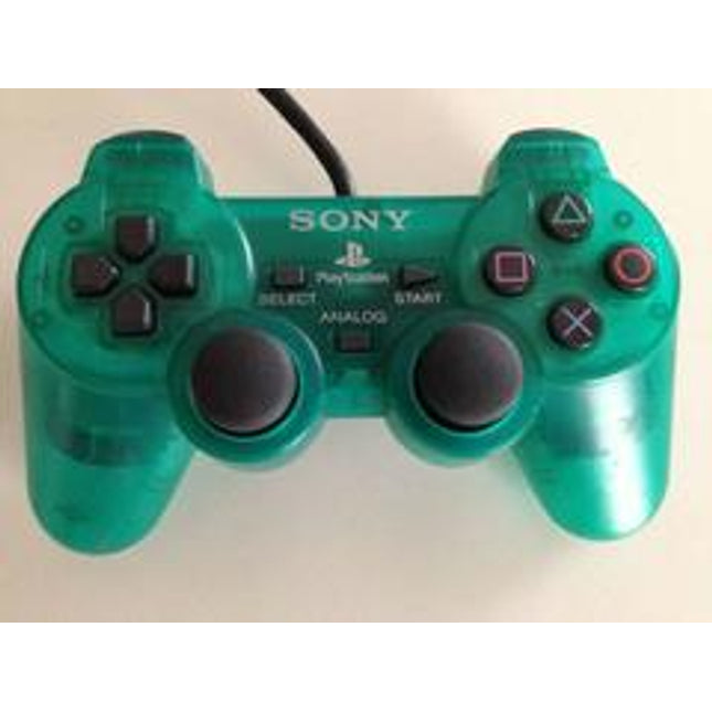 Clear Green Dual Shock Controller - Playstation 2