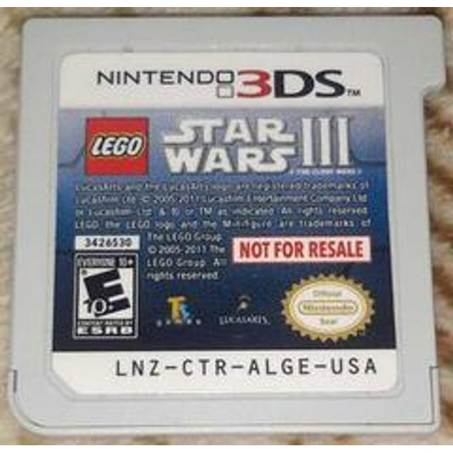 LEGO Star Wars III: The Clone Wars [Not for Resale] - Nintendo 3DS