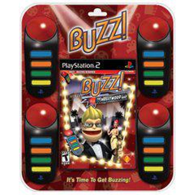 Buzz!: The Hollywood Quiz Bundle - Playstation 2