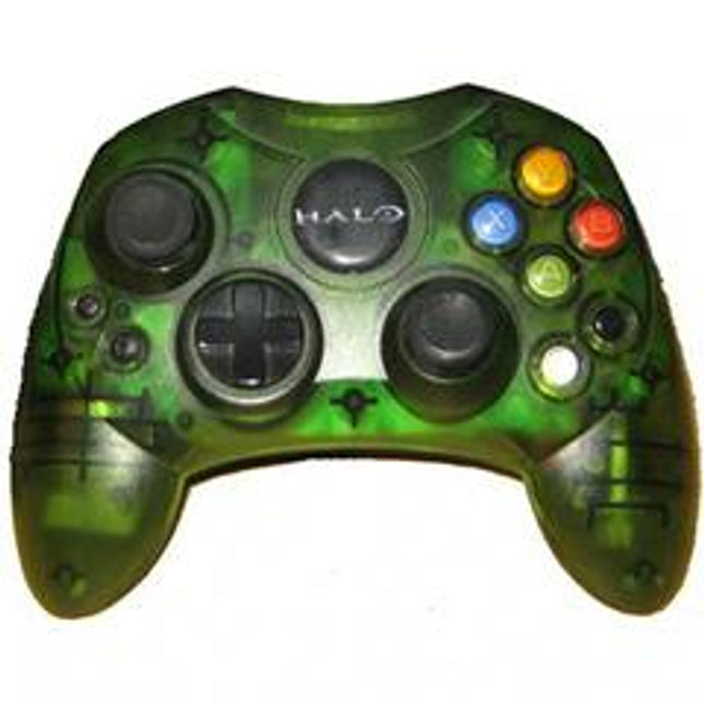 Green Halo S Type Controller - Xbox