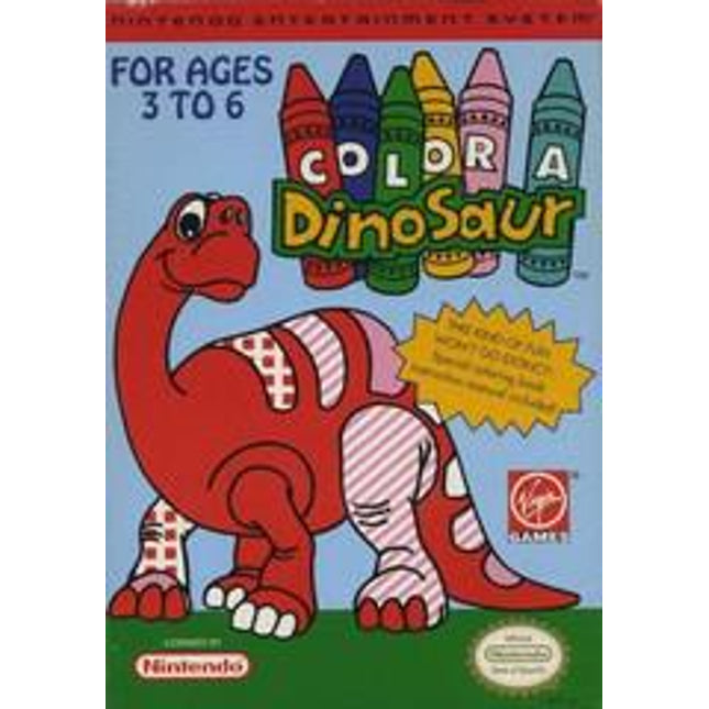Color A Dinosaur - NES