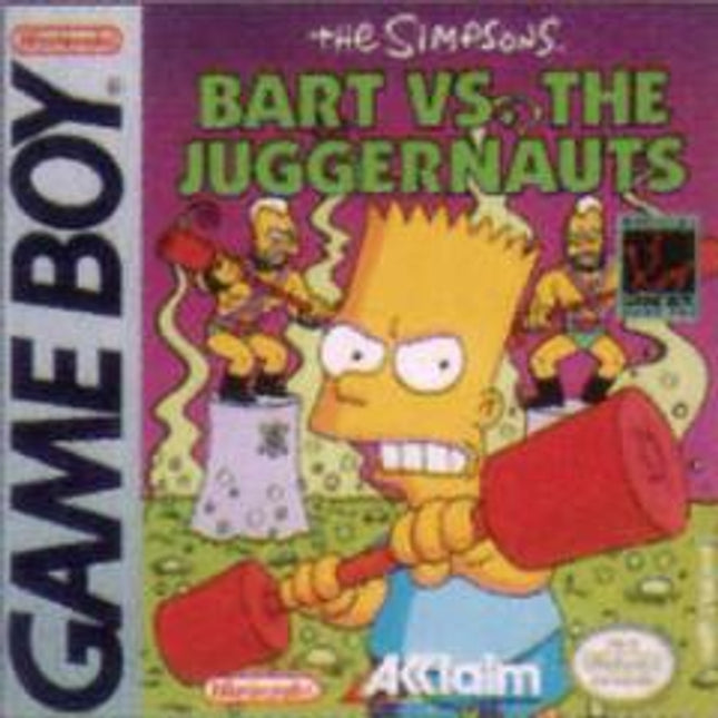 The Simpsons Bart vs the Juggernauts - GameBoy