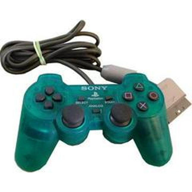 Clear Green Dual Shock Controller - Playstation
