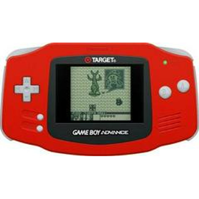 Red Gameboy Advance System - GameBoy Advance