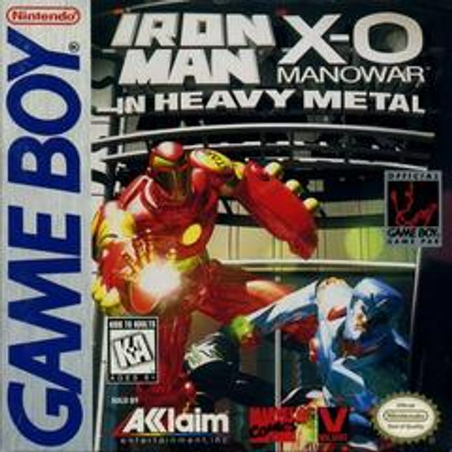 Iron Man X-O Manowar in Heavy Metal - GameBoy