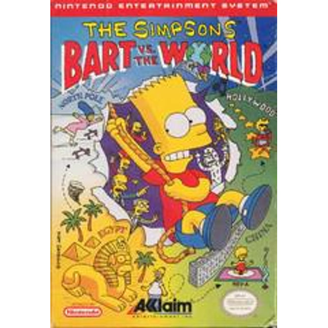 The Simpsons Bart vs the World - NES