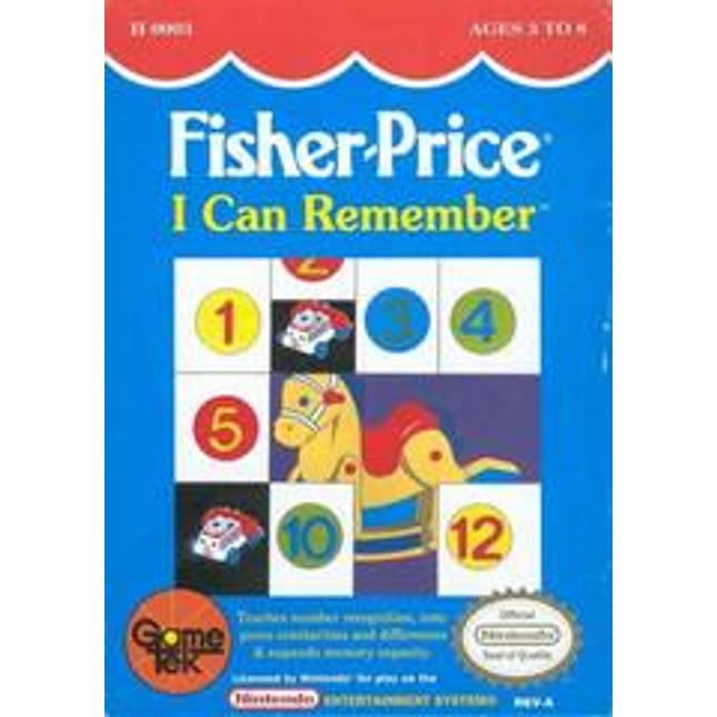 Fisher Price I Can Remember - NES