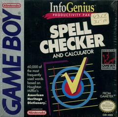 InfoGenius: Spell Checker and Calculator - GameBoy