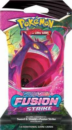 Fusion Strike Sleeved Booster Pack - x144 Packs - Pokemon - Sleeved Pack Case
