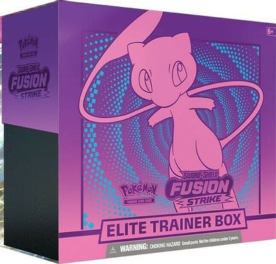 Fusion Strike Elite Trainer Box Case (10x ETB) - Mew Art - Sealed - New