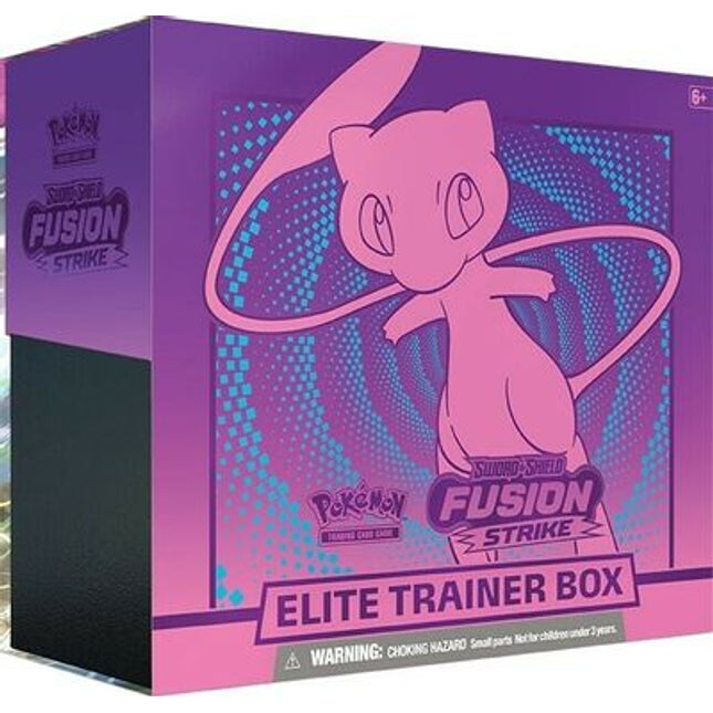 Fusion Strike Elite Trainer Box Case (10x ETB) - Mew Art - Sealed - New