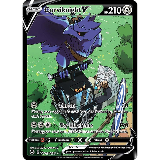 Corviknight V (TG18/TG30) [Sword & Shield: Silver Tempest]