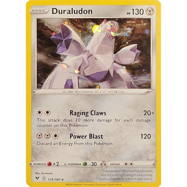 Duraludon (129/185) (Cosmos Holo) [Sword & Shield: Vivid Voltage]