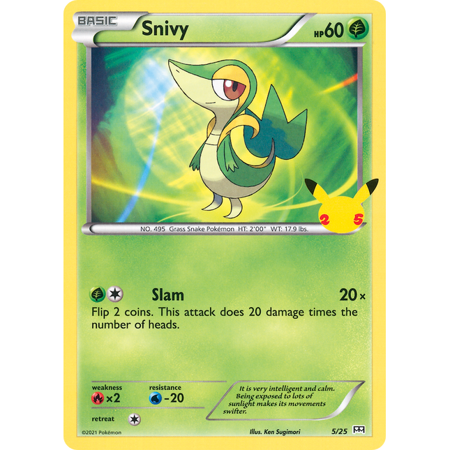 Snivy (5/25) [McDonald's 25th Anniversary]