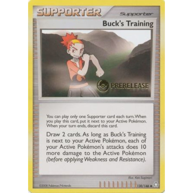 Bucks Training (130/146) (Prerelease Promo) [Diamond & Pearl: Legends Awakened]